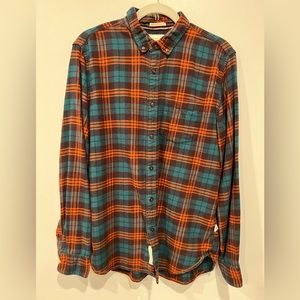 Denim & Flower Flannel Size Large
